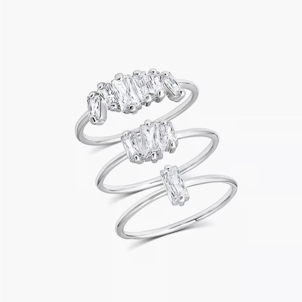 Gorjana Amara Ring Set - Worn Once! Perfect Condition.